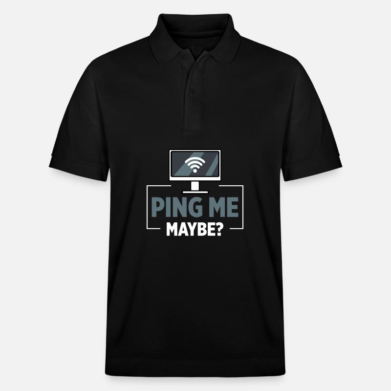 Netzwerkadministrator Systemadministrator Netzwerk - Stanley/Stella Unisex Bio-Poloshirt PREPSTER - Schwarz