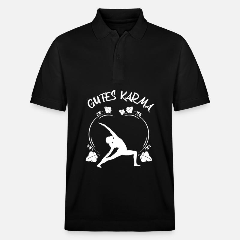 Yoga - Stanley/Stella Unisex Bio-Poloshirt PREPSTER - Schwarz