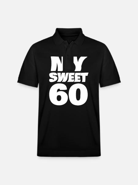 Sweet 60 - Stanley/Stella Unisex Organic Polo Shirt PREPSTER - black
