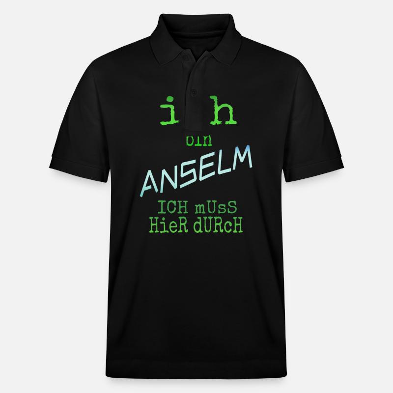 Anselm Anselm - Stanley/Stella Unisex Bio-Poloshirt PREPSTER - Schwarz
