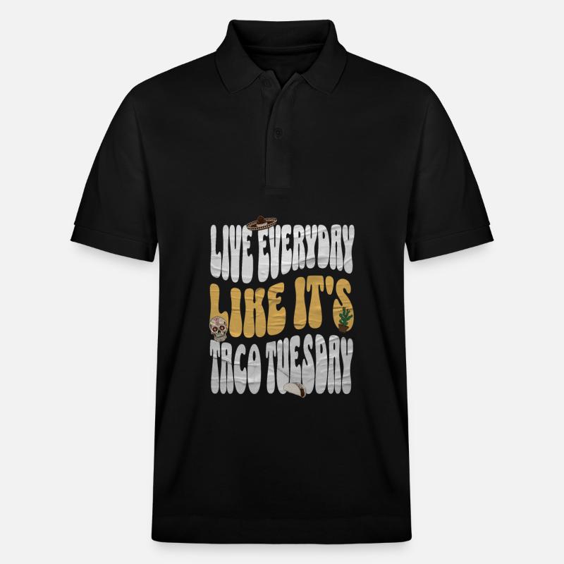 Taco - Stanley/Stella Unisex Bio-Poloshirt PREPSTER - Schwarz
