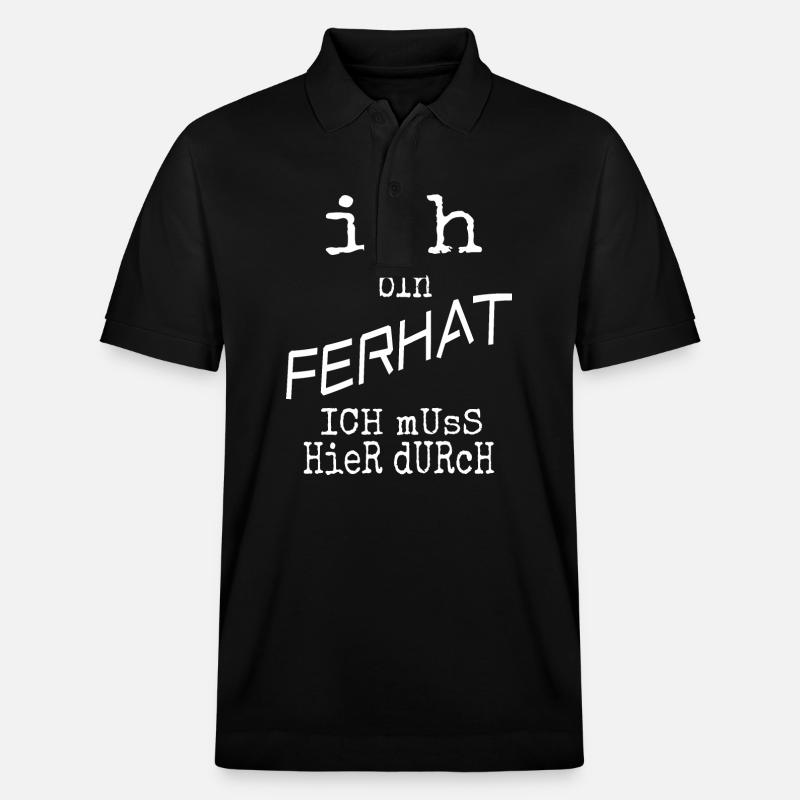 Ferhat - Polo PREPSTER bio Stanley/Stella Unisexe - noir