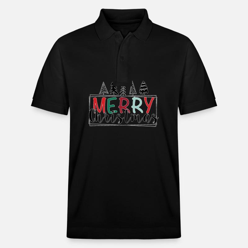 Joyeux Noël Joyeux Noël - Polo PREPSTER bio Stanley/Stella Unisexe - noir