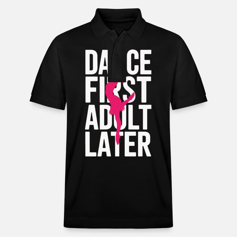 Dancing Dancers Dancing - Stanley/Stella Unisex Organic Polo Shirt PREPSTER - black