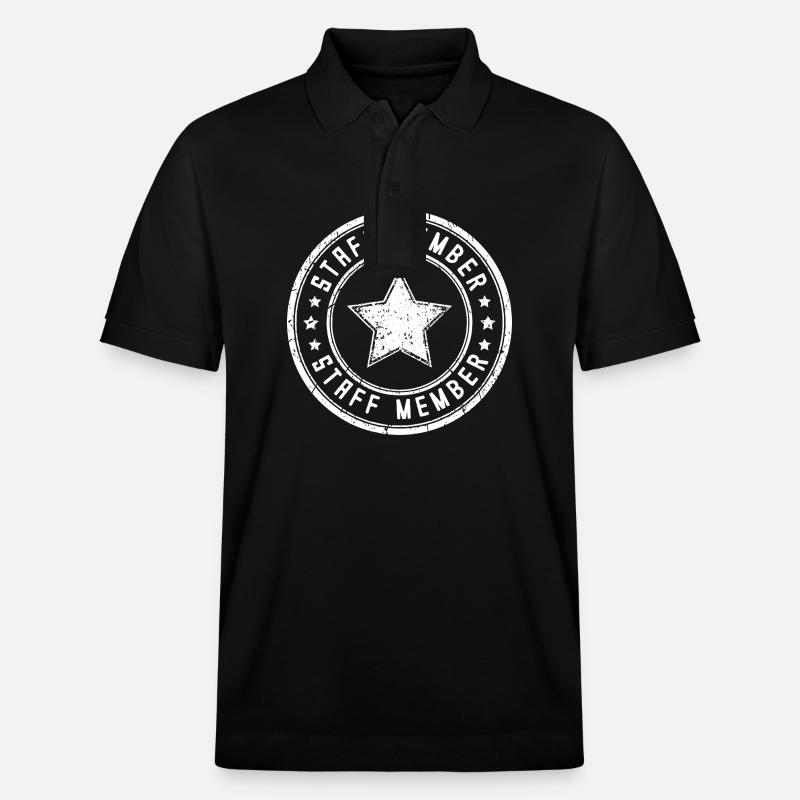 Staff Mitglied - Stanley/Stella Unisex Bio-Poloshirt PREPSTER - Schwarz