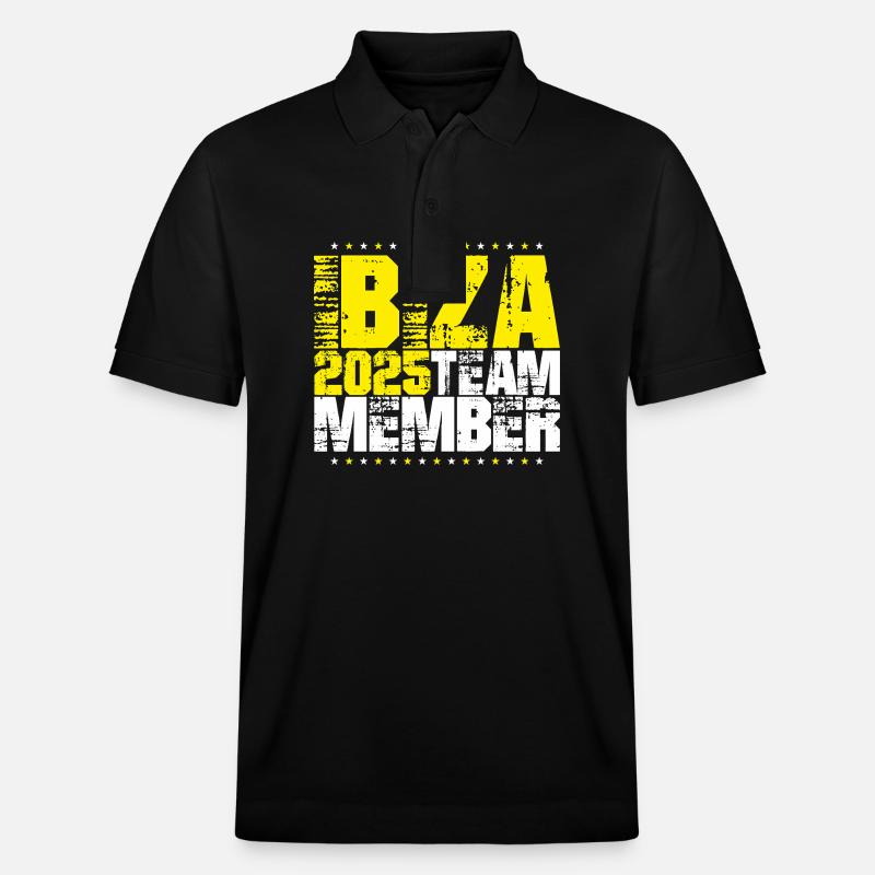 Ibiza 2025 Team - Stanley/Stella Unisex Bio-Poloshirt PREPSTER - Schwarz