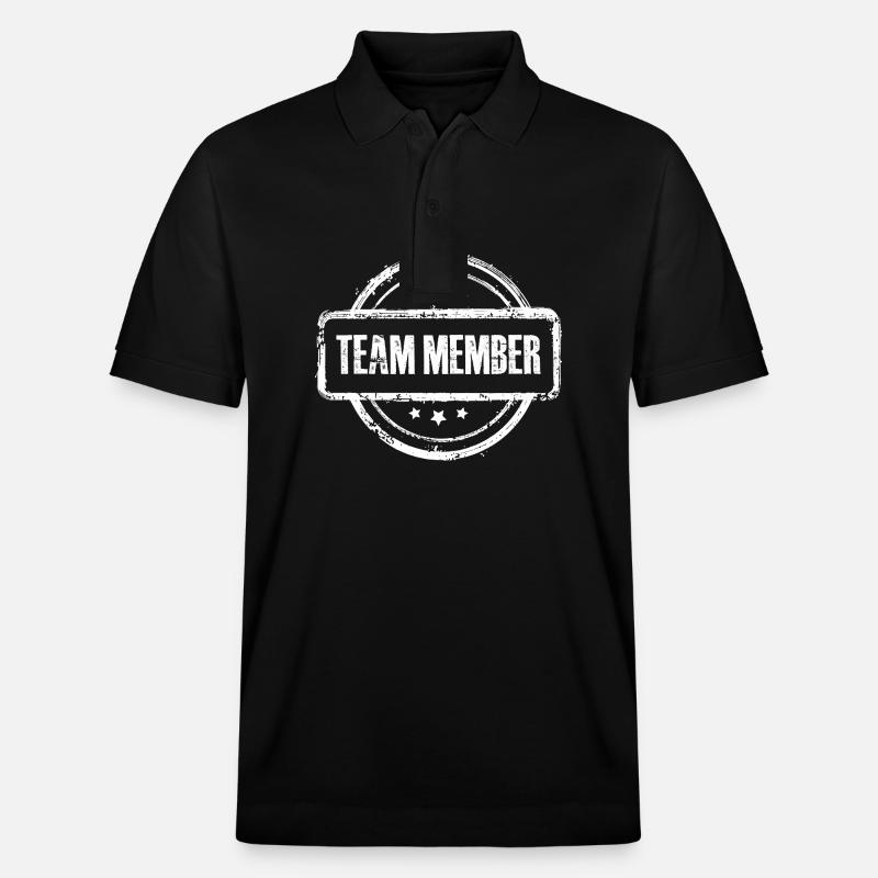 Team Stempel - Stanley/Stella Unisex Bio-Poloshirt PREPSTER - Schwarz