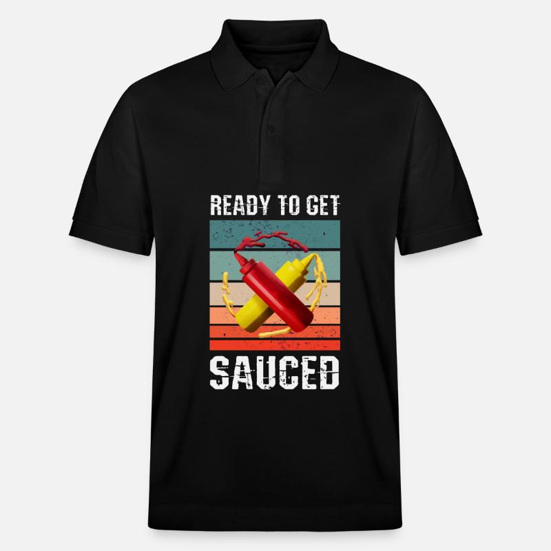 Prêt pour la sauce - Polo PREPSTER bio Stanley/Stella Unisexe - noir
