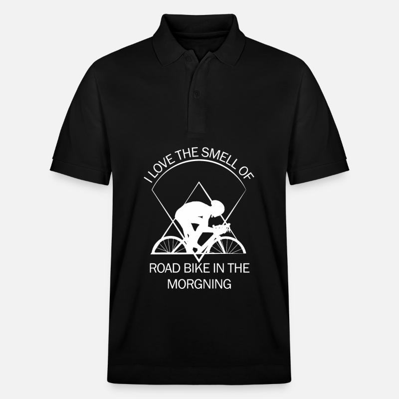 Rennrad - Stanley/Stella Unisex Bio-Poloshirt PREPSTER - Schwarz