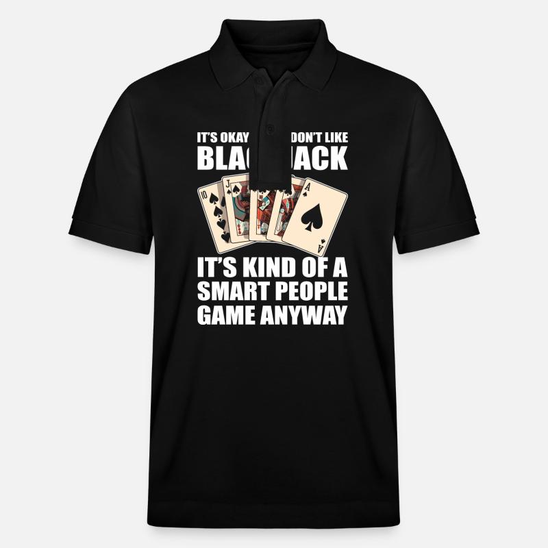 Blackjack Black Jack - Stanley/Stella Unisex Bio-Poloshirt PREPSTER - Schwarz