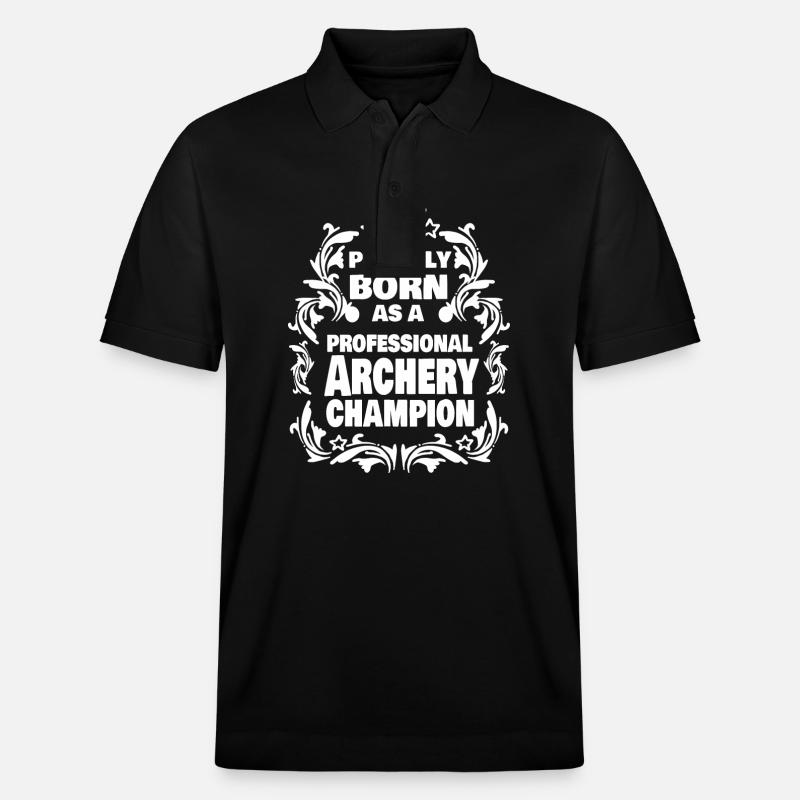 Archery Archery - Stanley/Stella Unisex Bio-Poloshirt PREPSTER - Schwarz