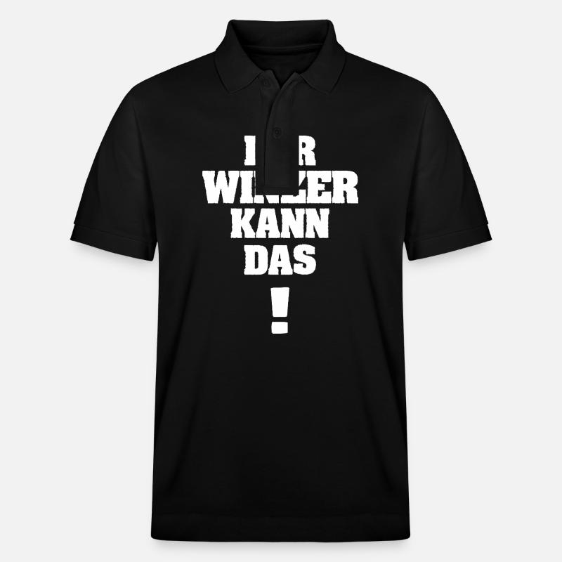 Lustig Winzer - Stanley/Stella Unisex Bio-Poloshirt PREPSTER - Schwarz