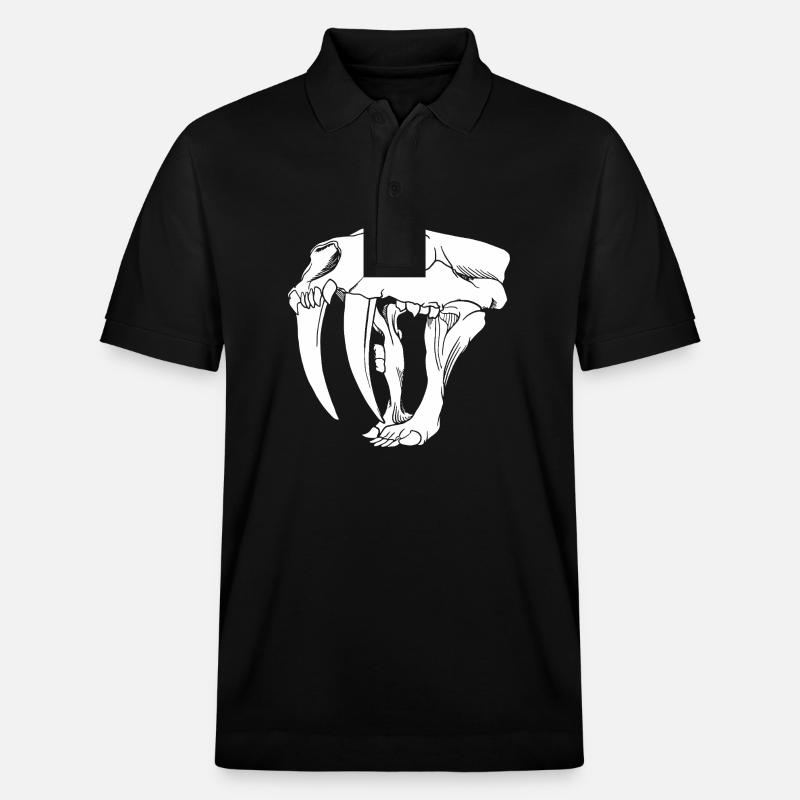 Tigre à dents de sabre - Polo PREPSTER bio Stanley/Stella Unisexe - noir