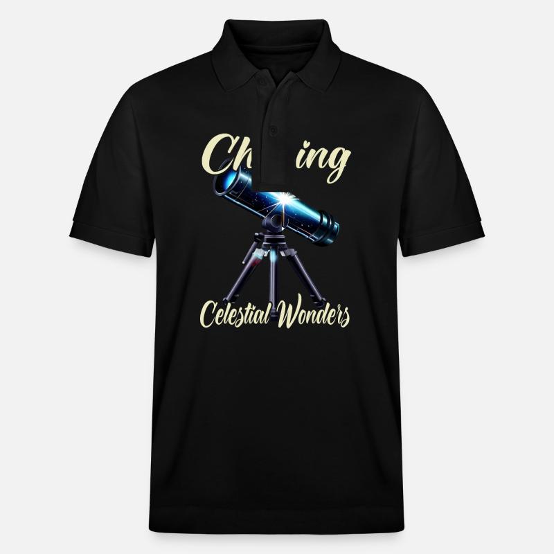 Chasing Celestial Wonders - Stanley/Stella Unisex Bio-Poloshirt PREPSTER - Schwarz