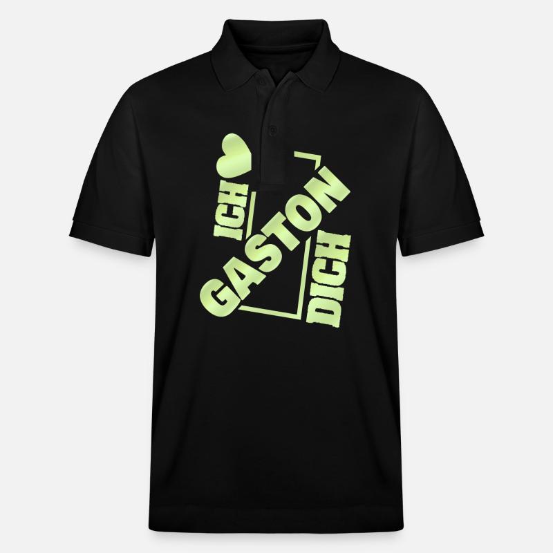 Gaston - Polo PREPSTER bio Stanley/Stella Unisexe - noir