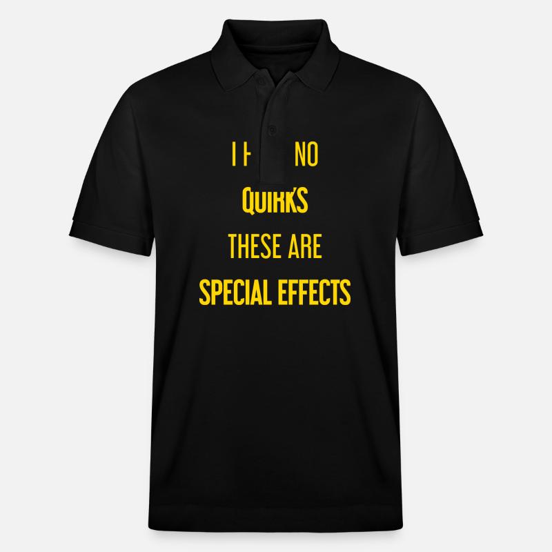 Keine Macken, nur Special Effects! - Stanley/Stella Unisex Bio-Poloshirt PREPSTER - Schwarz