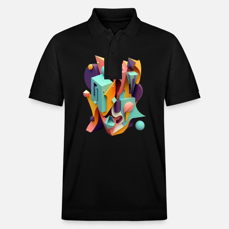 3D - Stanley/Stella Unisex Bio-Poloshirt PREPSTER - Schwarz