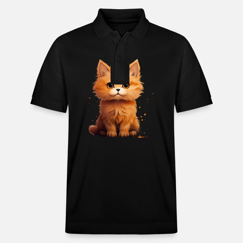 Chaton mignon - Polo PREPSTER bio Stanley/Stella Unisexe - noir