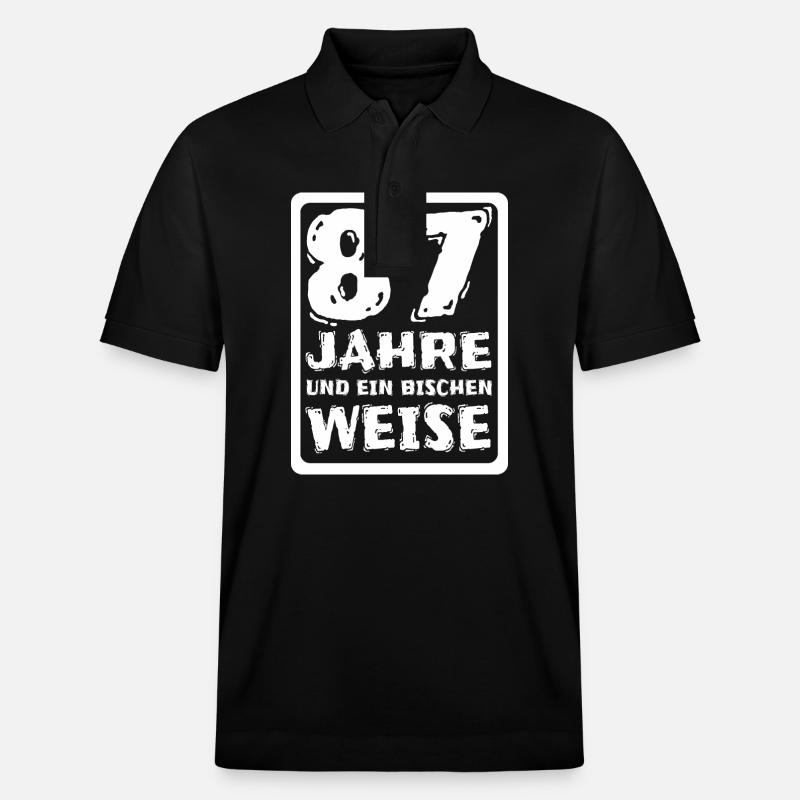 87 - Stanley/Stella Unisex Bio-Poloshirt PREPSTER - Schwarz