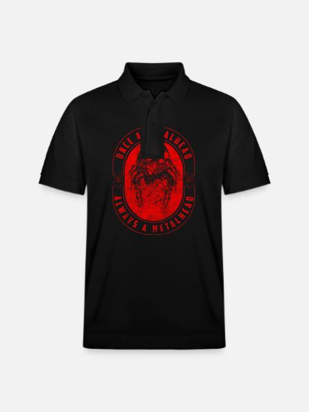 Metal Hardrock Death Metal - Stanley/Stella Unisex Organic Polo Shirt PREPSTER - black