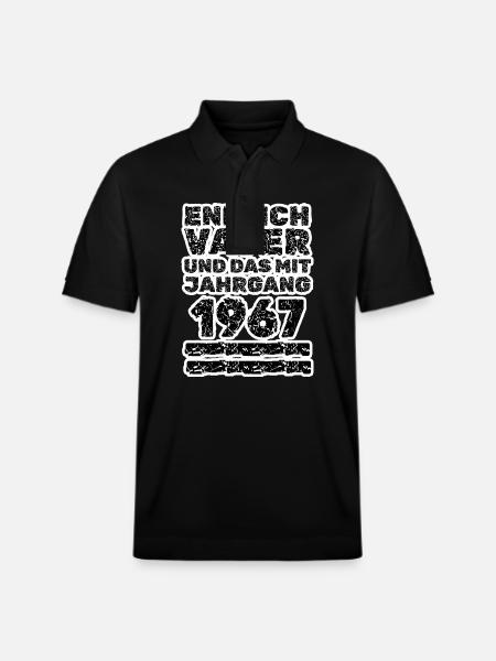1967 - Stanley/Stella Unisex Bio-Poloshirt PREPSTER - Schwarz
