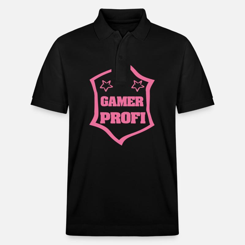 Beruf Gamer - Stanley/Stella Unisex Bio-Poloshirt PREPSTER - Schwarz