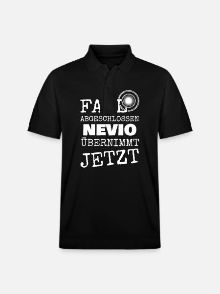 Gift for Nevio - Stanley/Stella Unisex Organic Polo Shirt PREPSTER - black