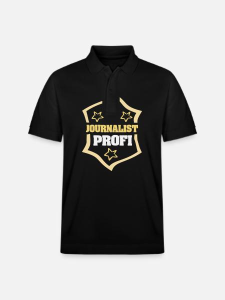 Journalist als Beruf - Stanley/Stella Unisex Bio-Poloshirt PREPSTER - Schwarz