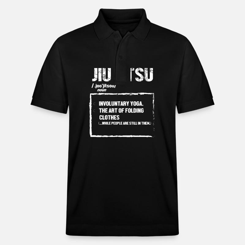 Jiu Jitsu Autodéfense - Polo PREPSTER bio Stanley/Stella Unisexe - noir