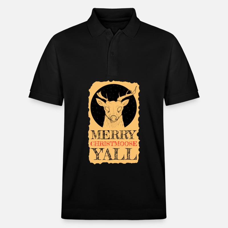Conception de la Nuit des Cerfs d’Orignal - Polo PREPSTER bio Stanley/Stella Unisexe - noir