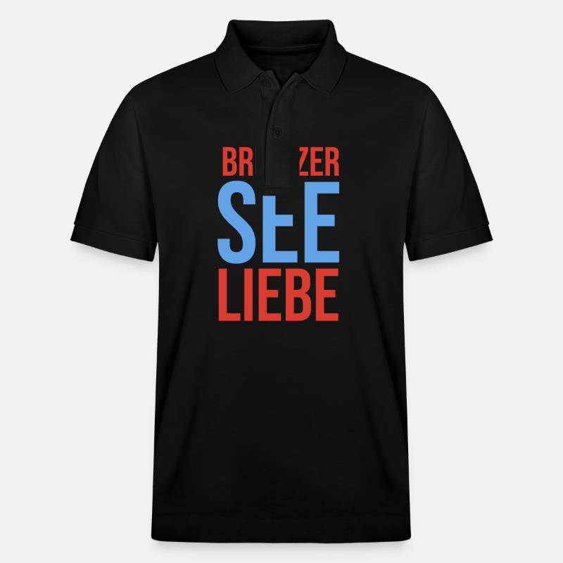 L’amour du lac de Brienz - Polo PREPSTER bio Stanley/Stella Unisexe - noir