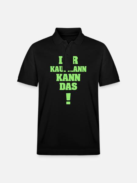 Lustig Kaufmann - Stanley/Stella Unisex Bio-Poloshirt PREPSTER - Schwarz