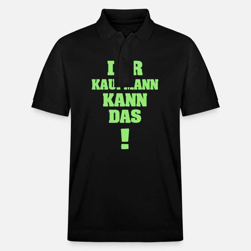 Lustig Kaufmann - Stanley/Stella Unisex Bio-Poloshirt PREPSTER - Schwarz