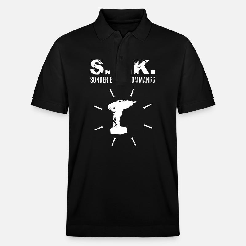 Sonder Einbau Kommando - Stanley/Stella Unisex Bio-Poloshirt PREPSTER - Schwarz