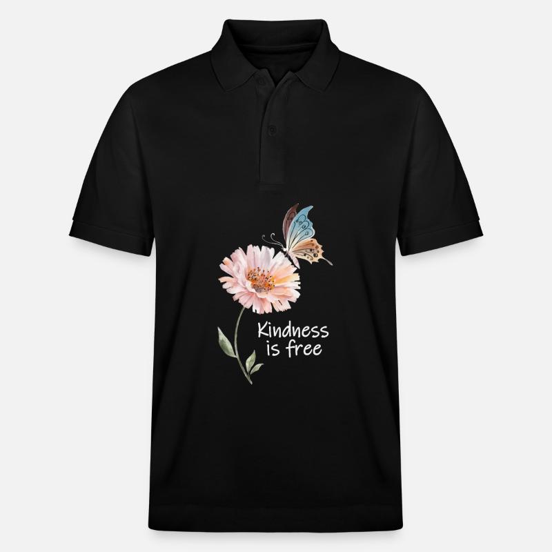 La gentillesse est gratuite - Polo PREPSTER bio Stanley/Stella Unisexe - noir