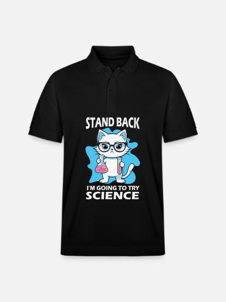 Résignation - J’essaie la science - Polo PREPSTER bio Stanley/Stella Unisexe - noir