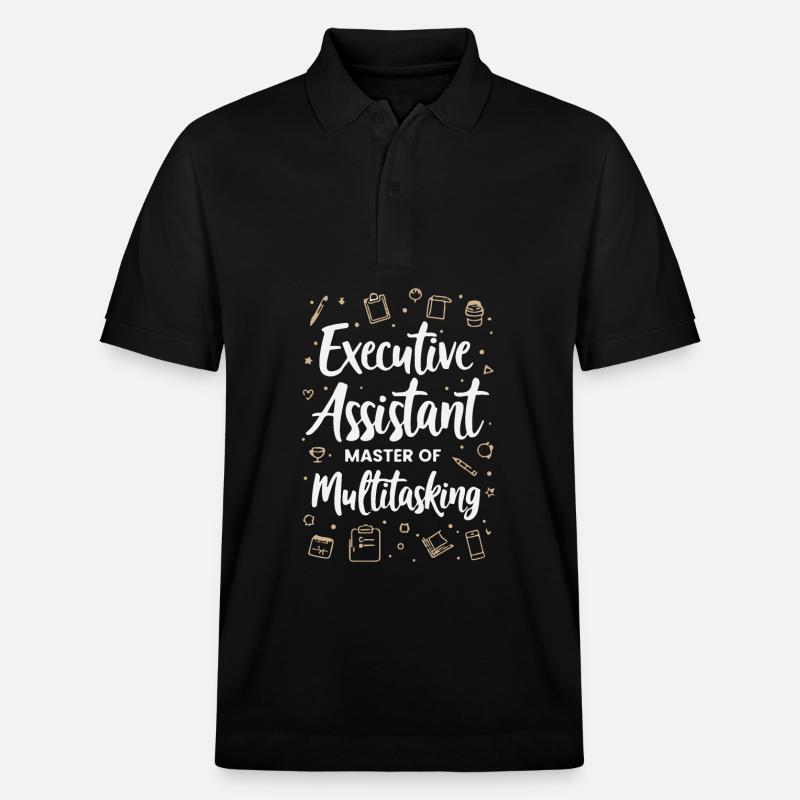 Assistent der Geschäftsführung Multitasking Expert - Stanley/Stella Unisex Bio-Poloshirt PREPSTER - Schwarz