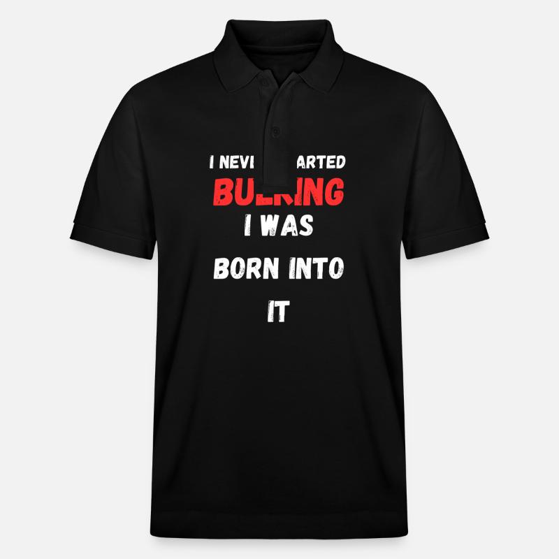 ich bin dick - Stanley/Stella Unisex Bio-Poloshirt PREPSTER - Schwarz