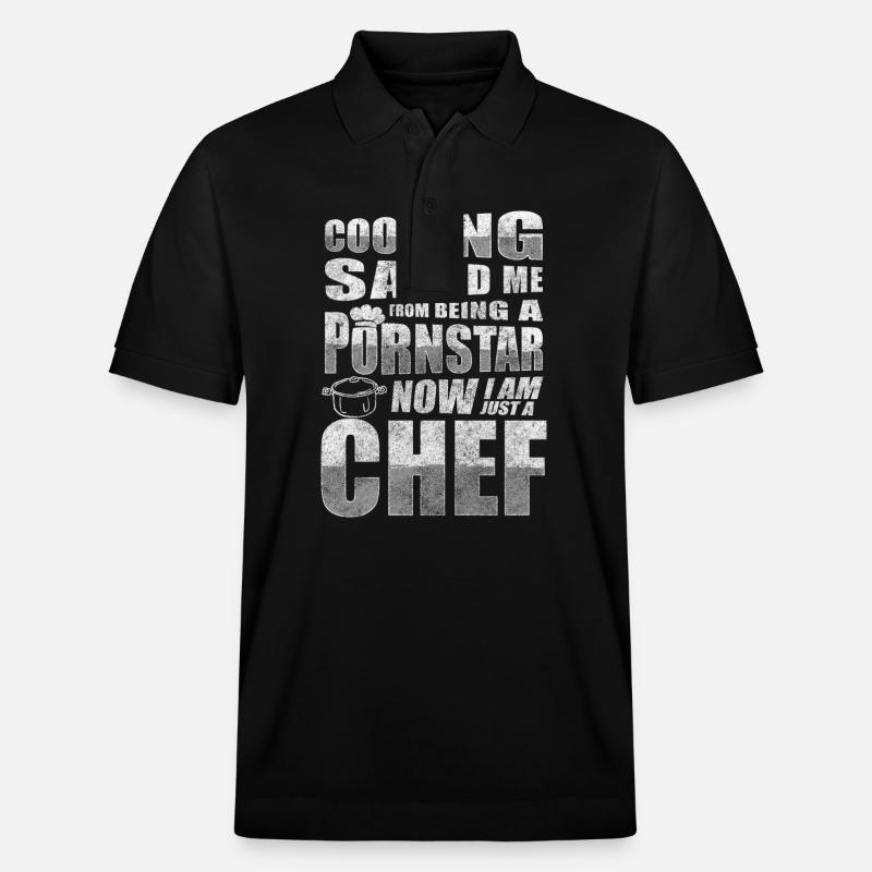 Küche Chef Restaurant Geschmack - Stanley/Stella Unisex Bio-Poloshirt PREPSTER - Schwarz