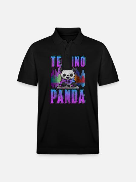 Rave Minimal Jumpstyle - Stanley/Stella Unisex Organic Polo Shirt PREPSTER - black