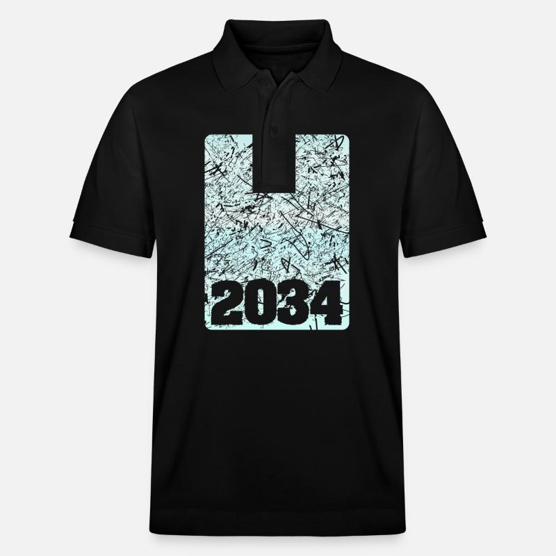 Nummer 2034 - Stanley/Stella Unisex Bio-Poloshirt PREPSTER - Schwarz