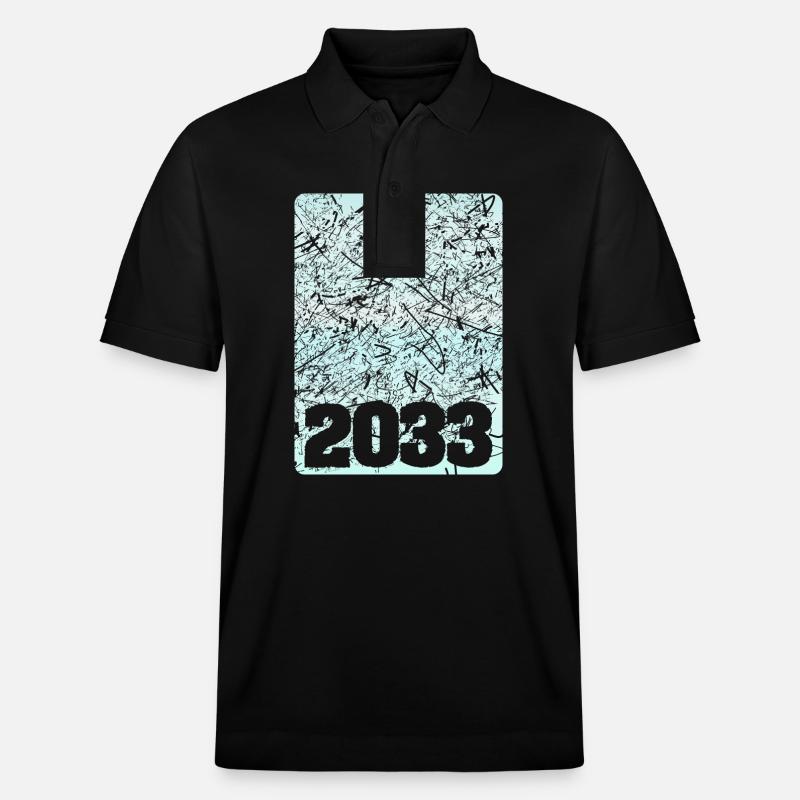 Nummer 2033 - Stanley/Stella Unisex Bio-Poloshirt PREPSTER - Schwarz