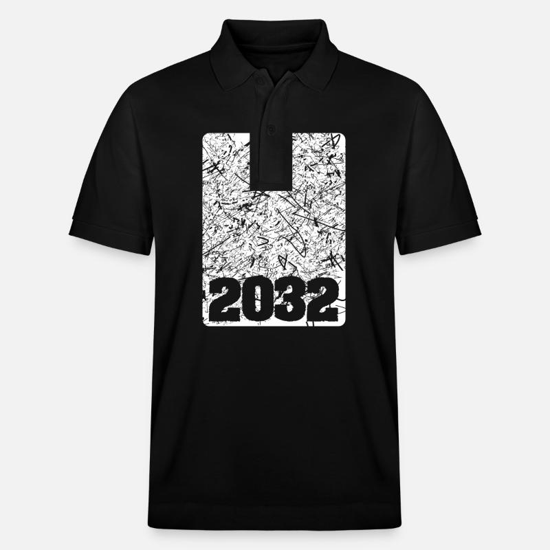 Nummer 2032 - Stanley/Stella Unisex Bio-Poloshirt PREPSTER - Schwarz