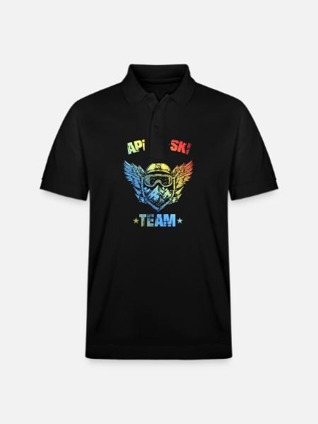 Après Ski Team Bunt - Stanley/Stella Unisex Organic Polo Shirt PREPSTER - black