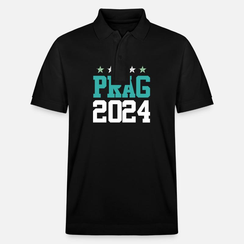Visites guidées Prague 2024 - Polo PREPSTER bio Stanley/Stella Unisexe - noir