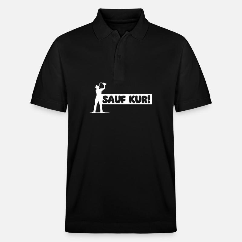 Parti Sauf Kur - Polo PREPSTER bio Stanley/Stella Unisexe - noir