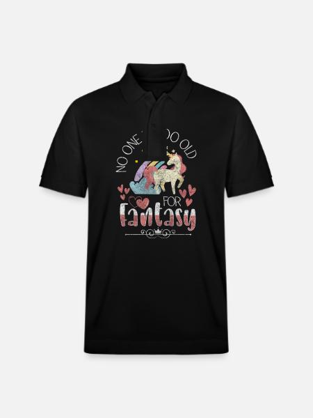 Fairy Dreams Daughter - Stanley/Stella Unisex Organic Polo Shirt PREPSTER - black
