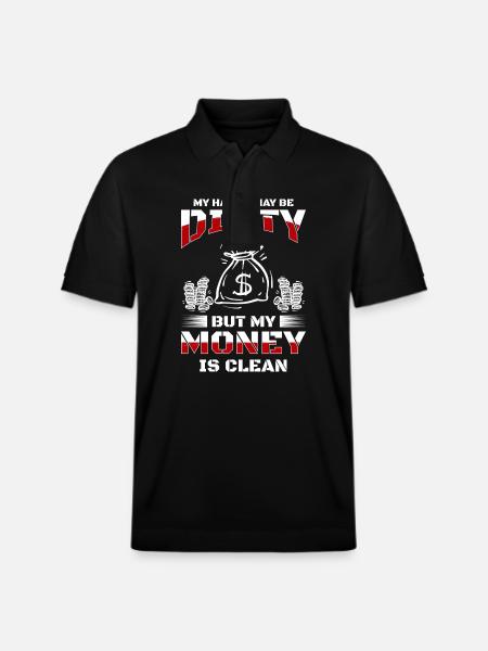 Success Purse Happy Motivation - Stanley/Stella Unisex Organic Polo Shirt PREPSTER - black