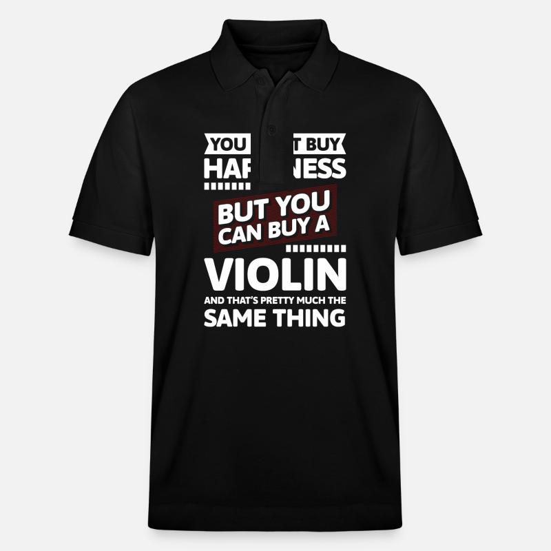 Performance du violoniste - Polo PREPSTER bio Stanley/Stella Unisexe - noir