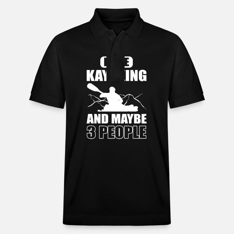 Kayak Kayak - Polo PREPSTER bio Stanley/Stella Unisexe - noir